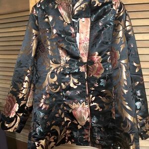 Soft Surroundings embroidered blazer